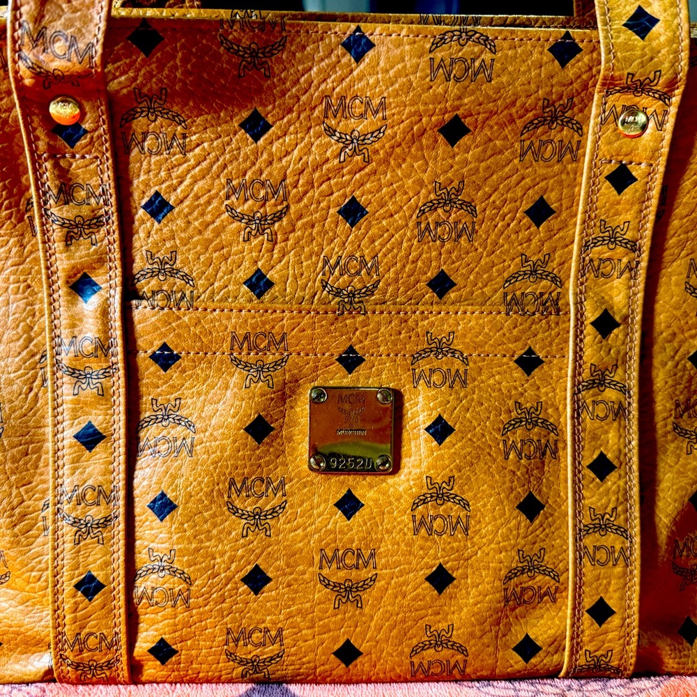 MCM Long Handle Tote Bag